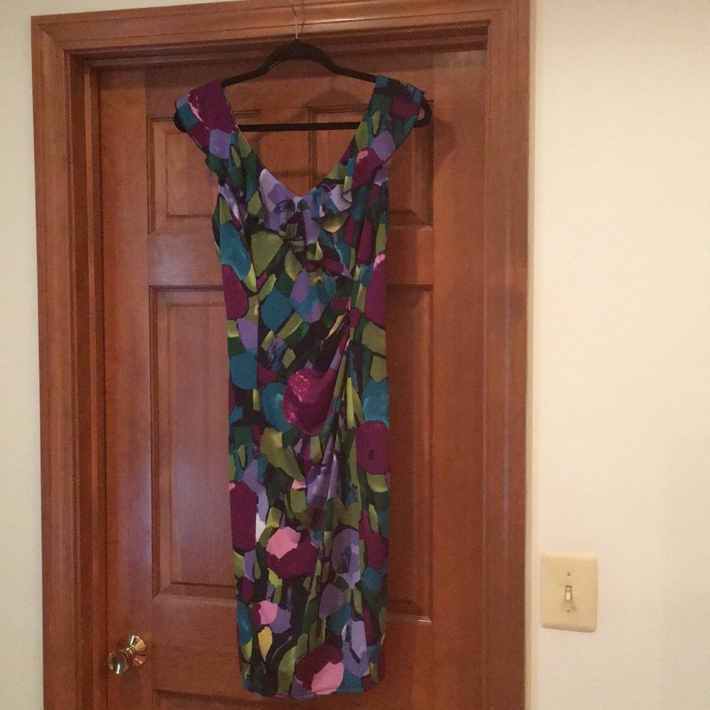 Multi Colored Floral Dress